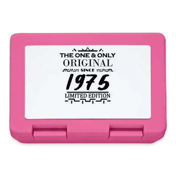 1975 - Year of construction 1975 - Born 1975 - Lunchbox - pink - Front