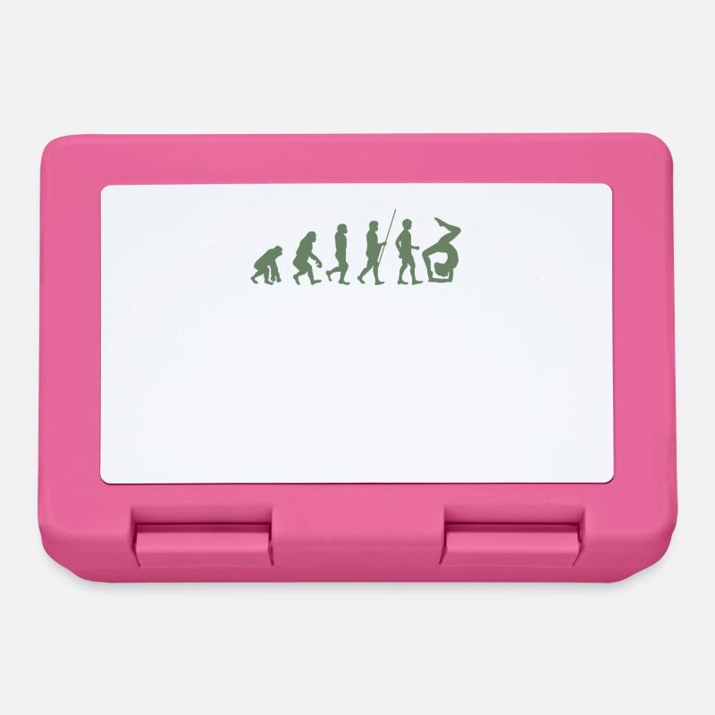 Turnerin Turner Evolution der Turnerin - Brotdose - Pink
