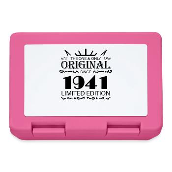 1941 - Year of construction 1941 - Born 1941 - Lunchbox - pink - Front