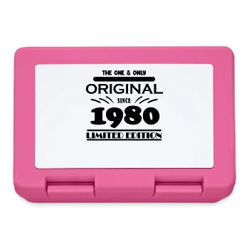1980 - Year of construction 1980 - Born 1980 - Lunchbox - pink - Front