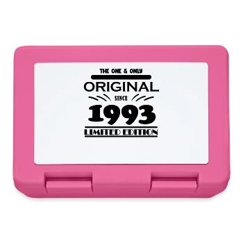 1993 - Année de construction 1993 - Né en 1993 - Boîte à goûter - rose - Devant