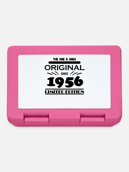 1956 - Baujahr 1956 - Jahrgang 1956 - Brotdose - Pink