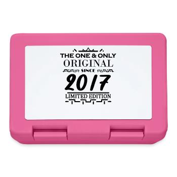 2017 - Year of construction 2017 - Vintage 2017 - Lunchbox - pink - Front