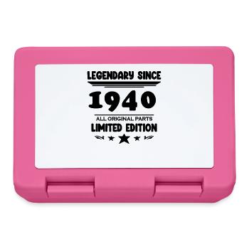 1940 - Born 1940 - Year of construction 1940 - Lunchbox - pink - Front