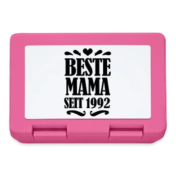 Beste Mama seit 1992 - Brotdose - Pink - Vorne