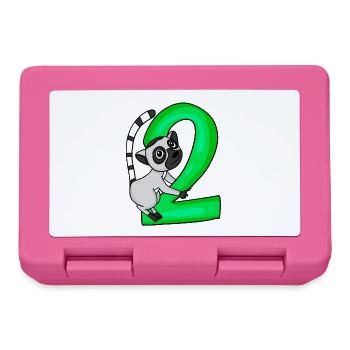 2 years old - Lunchbox - pink - Front