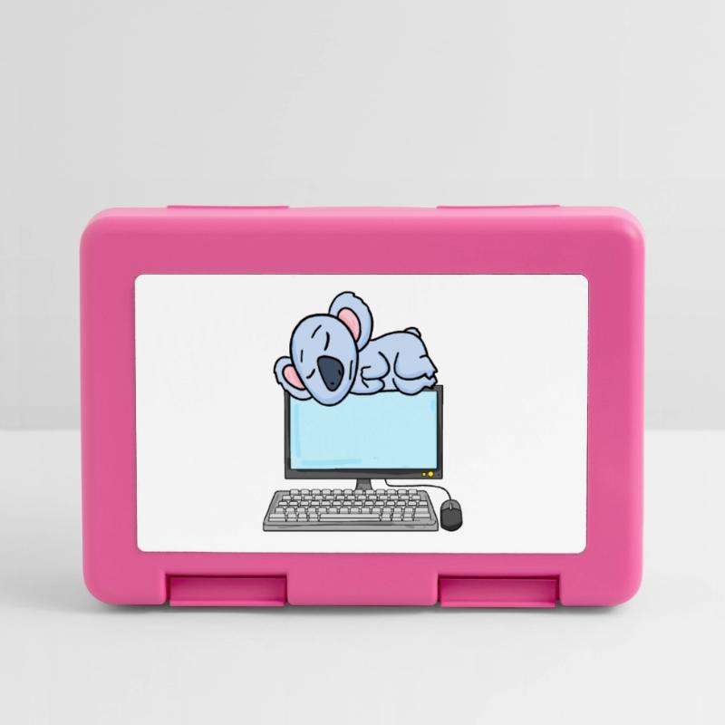 Koala Computer Nerd Programmierer Geschenk Brotdose