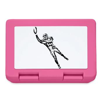 American Football Spieler - Brotdose - Pink - Vorne