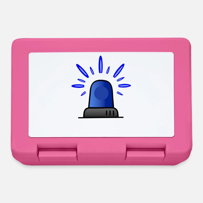 Blaulicht Sirene - Brotdose - Pink