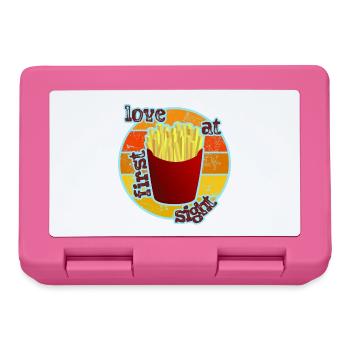 Pommes - French Fries - Brotdose - Pink - Vorne