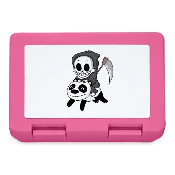 Grim Reaper Panda - Lunchbox - pink - Front