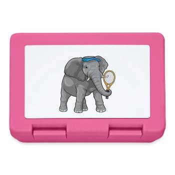 Raquette de tennis d’éléphant - Boîte à goûter - rose - Devant