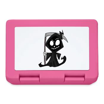 Grim Reaper with Scythe - Halloween - Lunchbox - pink - Front