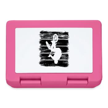 BMX Rider Sketch - Lunchbox - pink - Front