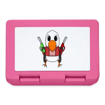 Tankwart Möwe Tankstelle - Brotdose - Pink - Vorne