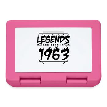 1963 - Jahrgang 1963 - Baujahr 1963 - Brotdose - Pink - Vorne