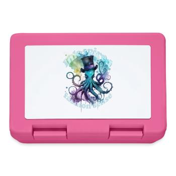 Sens de la mode Octophus avec chapeau haut de forme - Boîte à goûter - rose - Devant