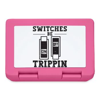 Schalter Be Trippin Elektriker Und Elektrische - Brotdose - Pink - Vorne