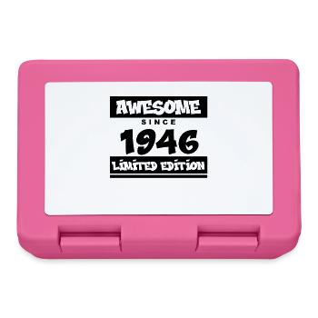 1946 - Born 1946 - Fantastic since 1946 - Lunchbox - pink - Front