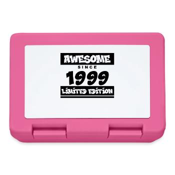 T1999 - Born 1999 - Fantastic since 1999 - Lunchbox - pink - Front