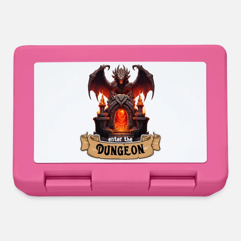 Enter the Dunegon RPG Gate Dragon - Lunchbox - pink
