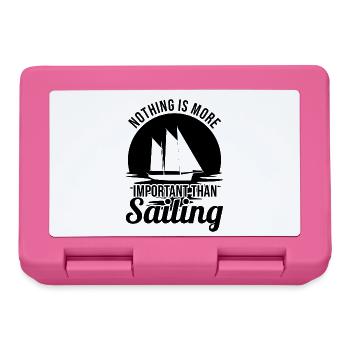 Nothing is as important as sailing - Lunchbox - pink - Front