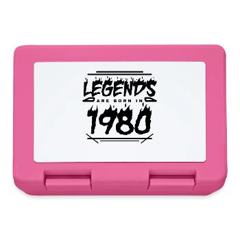 Legend 1980 - Born 1980 - Built in 1980 - Lunchbox - pink - Front