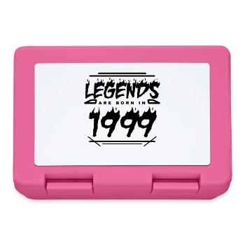 Legende 1999 - Jahrgang 1999 - Baujahr 1999 - Brotdose - Pink - Vorne
