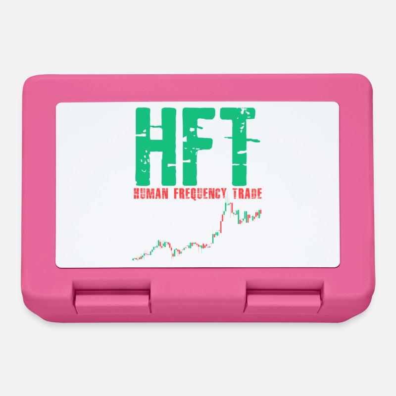 Human Frequency Trading Shirt Wall Street Bets HFT - Lunchbox - pink