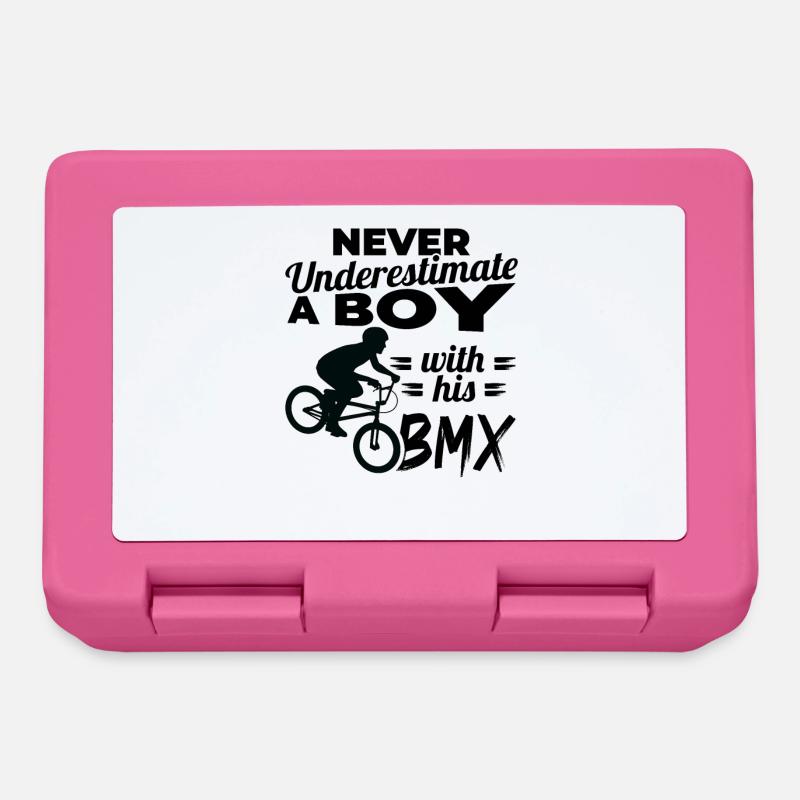 BMX Junge - Brotdose - Pink