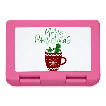 Merry Christmas, Cookies - Lunchbox - pink - Front