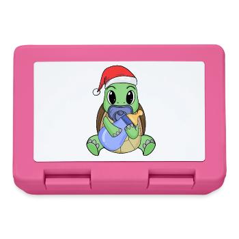 Turtle Baby Christmas - Lunchbox - pink - Front