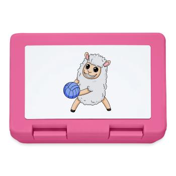 Mouton de volley-ball - Boîte à goûter - rose - Devant