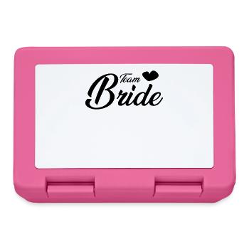Team Bride - Lunchbox - pink - Front