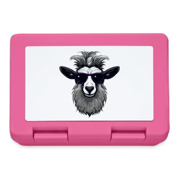 Funny Animal Design - Lunchbox - pink - Front
