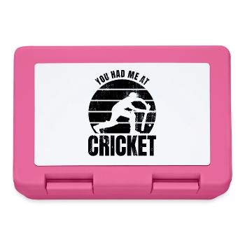 Tu m’as eu au cricket - Boîte à goûter - rose - Devant