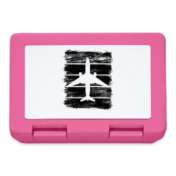 Flugzeuge - Brotdose - Pink - Vorne