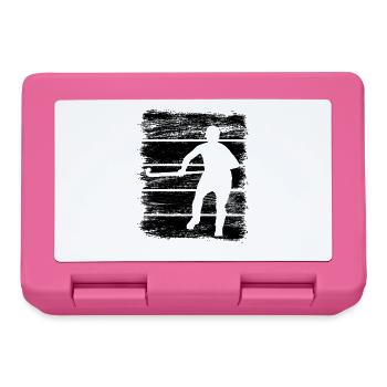 Dessin de joueur de hockey - Boîte à goûter - rose - Devant