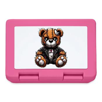 Ours en peluche Punk Rebel - Boîte à goûter - rose - Devant
