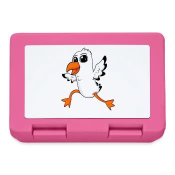 Oiseau Mouette Mer du Nord - Boîte à goûter - rose - Devant