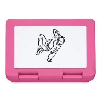Breakdancer - Brotdose - Pink - Vorne