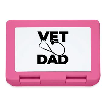 Veterinarian Father - Lunchbox - pink - Front