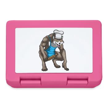 Loup-garou Halloween Baker - Boîte à goûter - rose - Devant