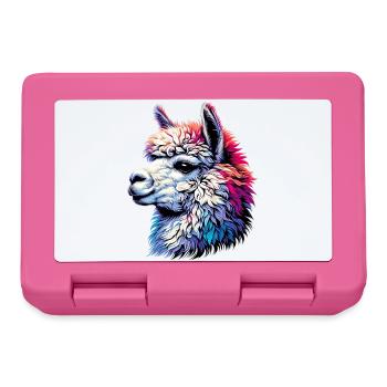 Alpaca - Lunchbox - pink - Front