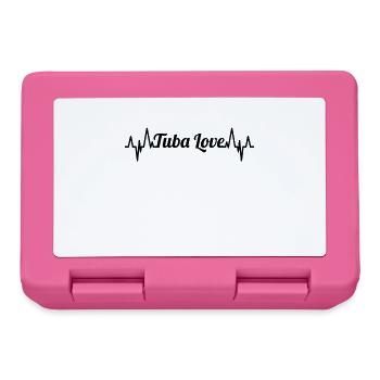 Tuba Love Pulse Beat - Lunchbox - pink - Front