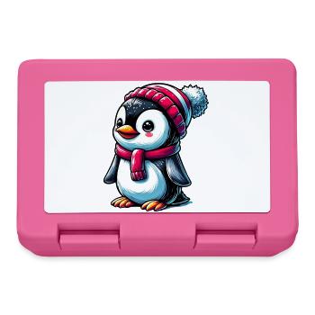 Penguin - Lunchbox - pink - Front