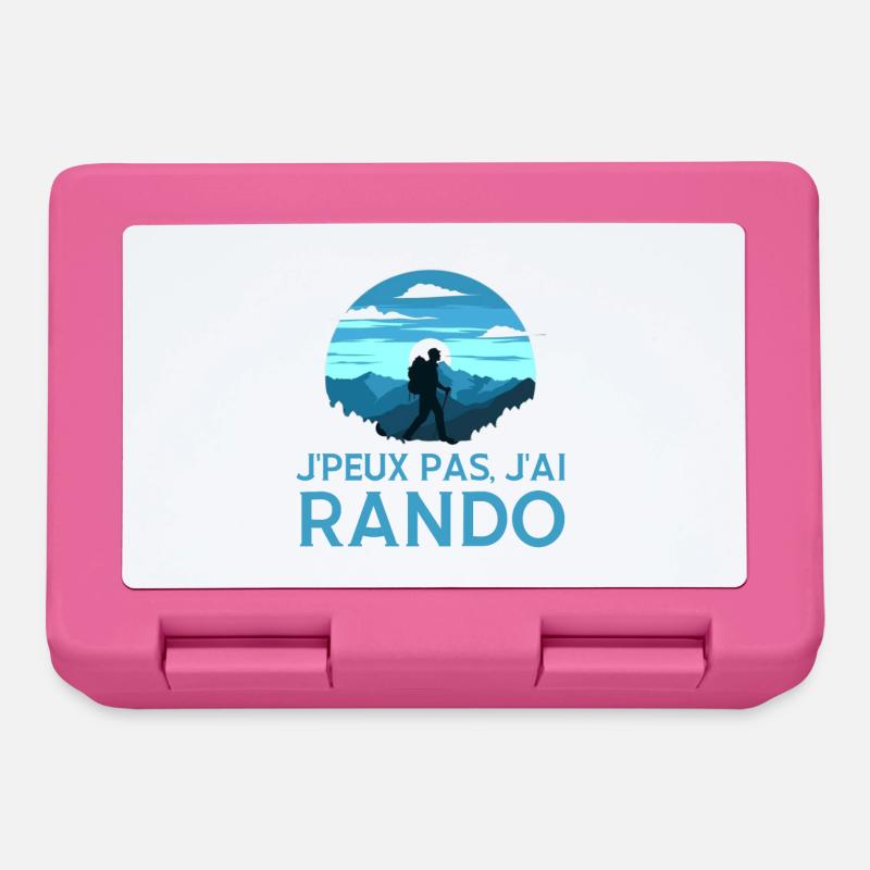 Randonnée Rando - Boîte à goûter - rose