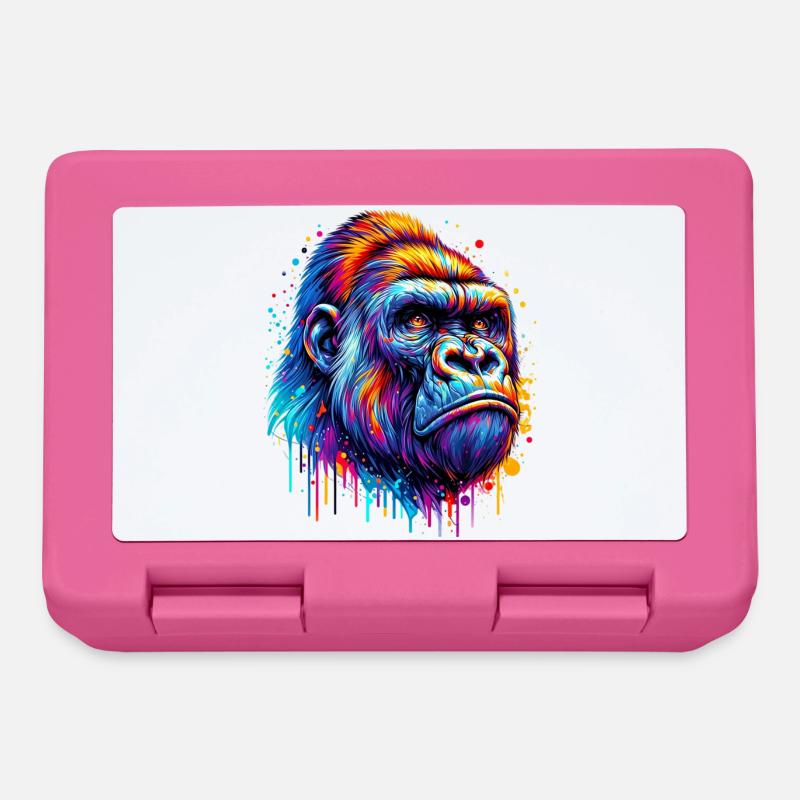 Gorilla - Brotdose - Pink