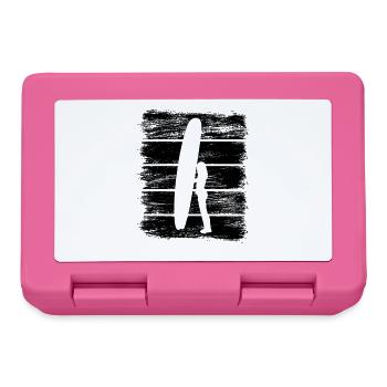 Surfer Mädchen - Brotdose - Pink - Vorne