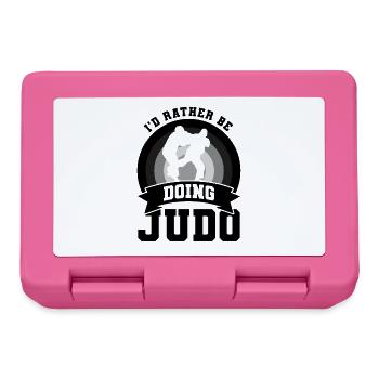 I'd rather do judo - Lunchbox - pink - Front